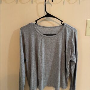 Gray Long Sleeve Women's Top- Beyond Yoga